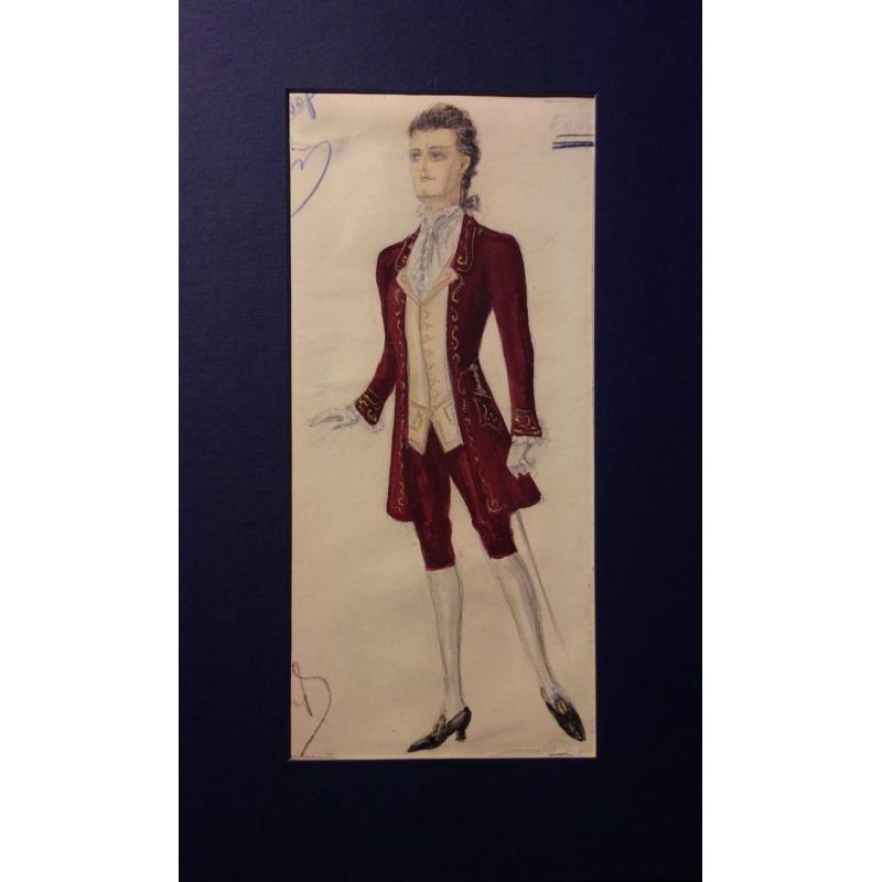 Мазанов А. М. Эскиз финского костюма