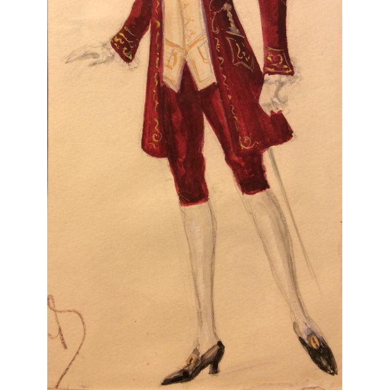 Мазанов А. М. Эскиз финского костюма