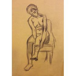 Каплан Ф. М. Модель на стуле