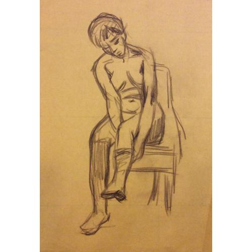 Каплан Ф. М. Модель на стуле