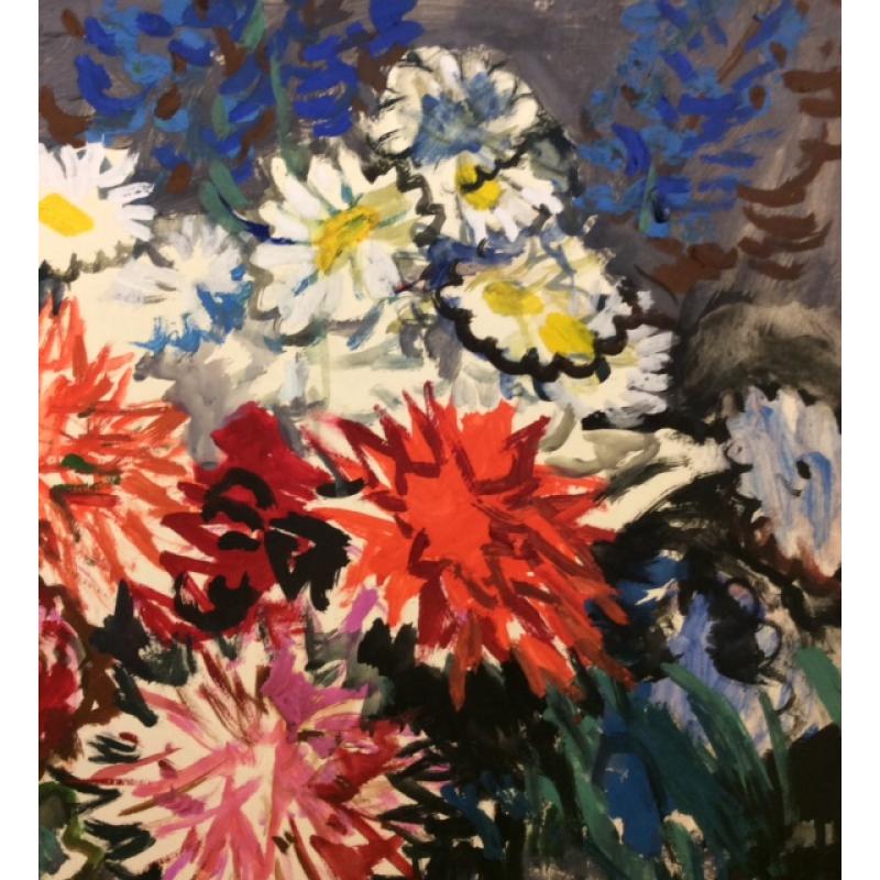 Зернова Е. С. Ромашки и георгины