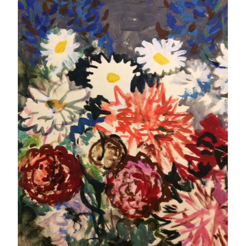 Зернова Е. С. Ромашки и георгины