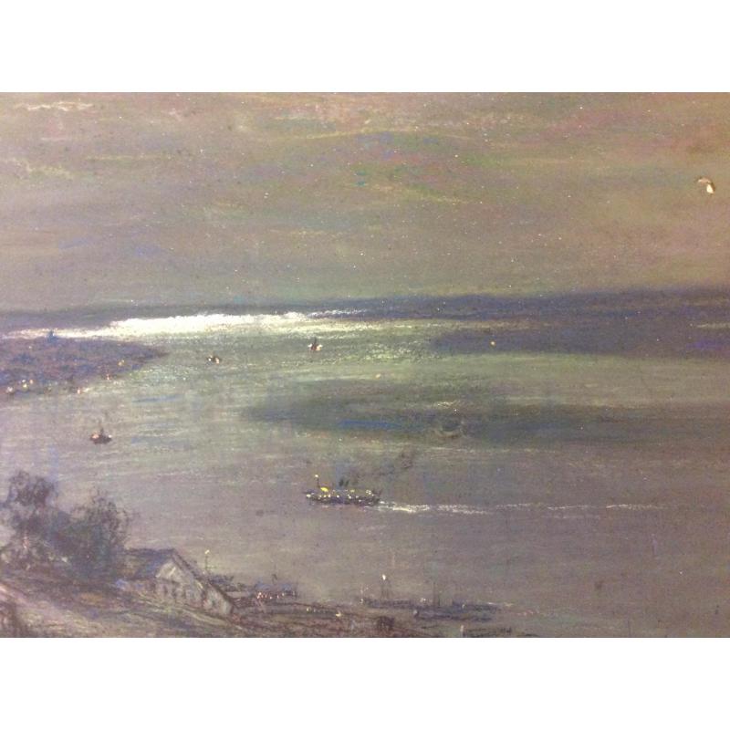 Неизвестный художник. Город на реке