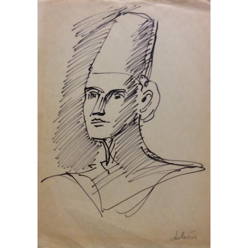 Лабас А. А. Мужской портрет