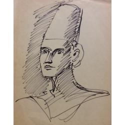 Лабас А. А. Мужской портрет