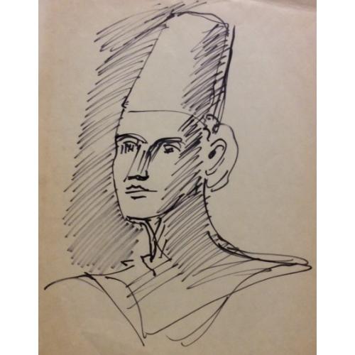 Лабас А. А. Мужской портрет