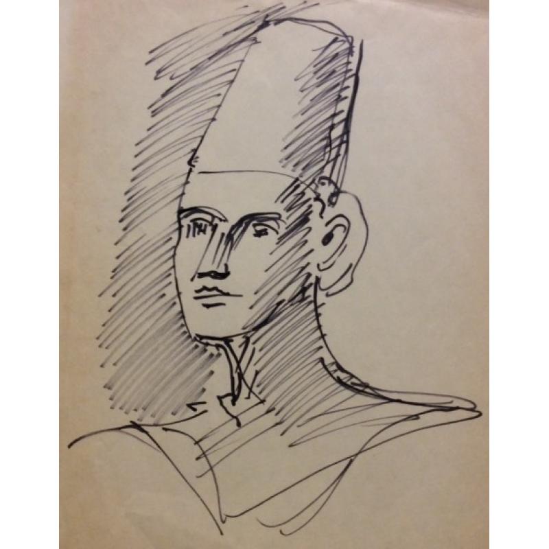 Лабас А. А. Мужской портрет