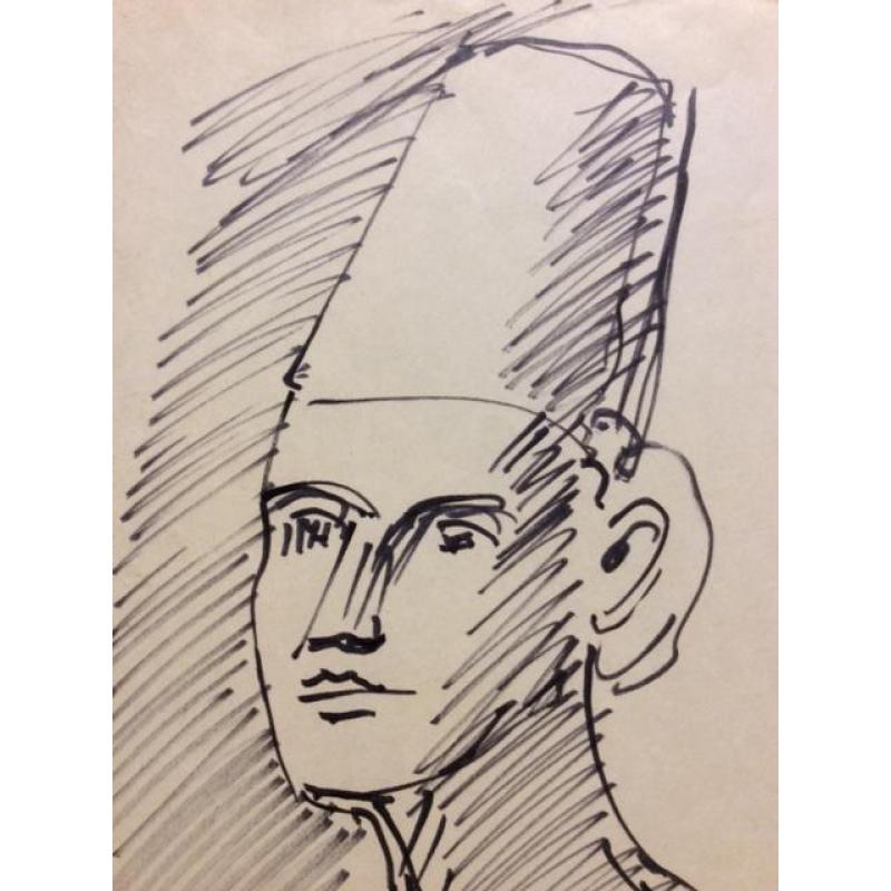 Лабас А. А. Мужской портрет