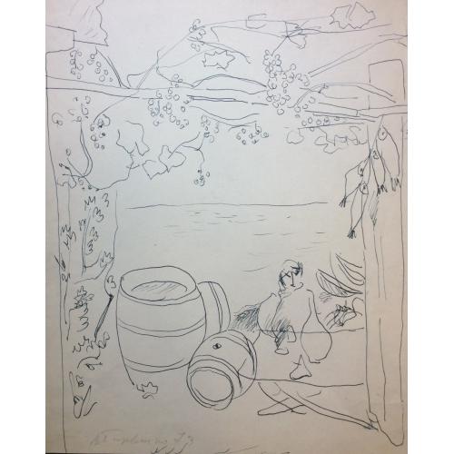 Барвенко В. П. Набросок. Без названия.