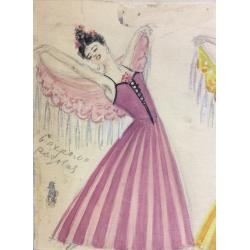 Мазанов А. М. Эскиз костюмов