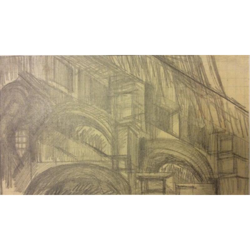 Федоровский Ф.Ф. Эскиз здания