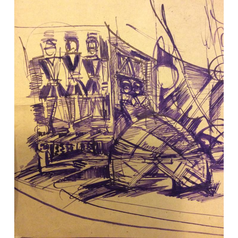 Федоровский Ф.Ф. Эскиз декораций