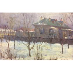 Кибардин Г. В. Деревня зимой