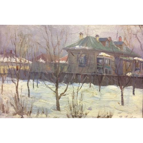 Кибардин Г. В. Деревня зимой