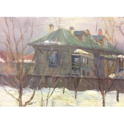 Кибардин Г. В. Деревня зимой