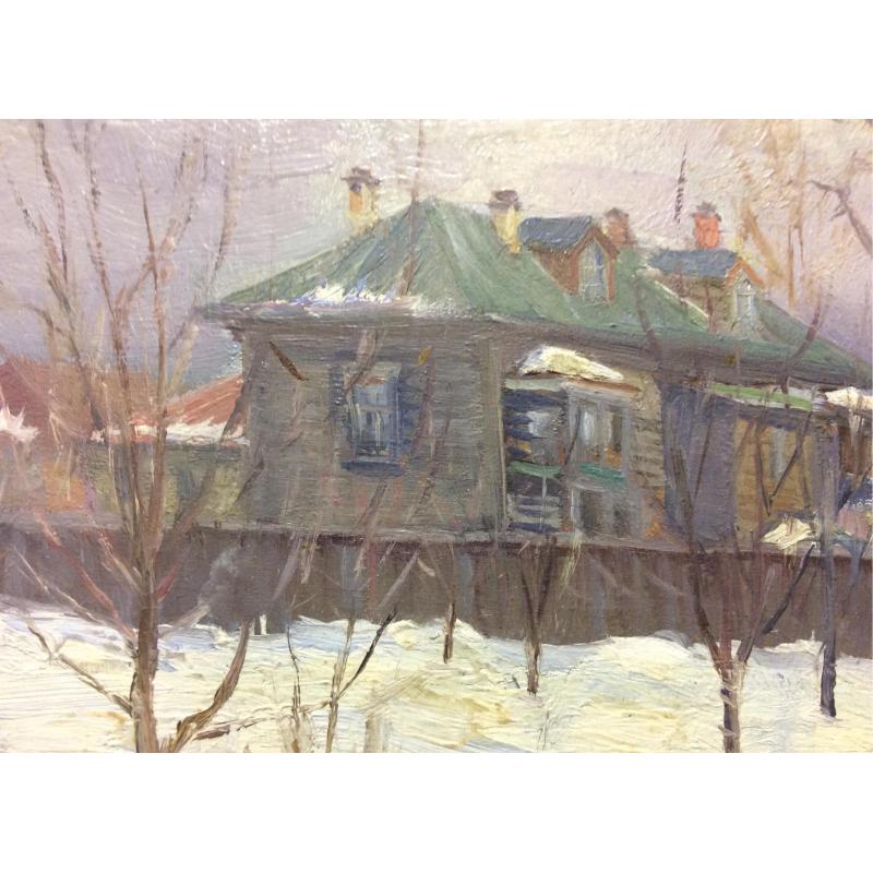 Кибардин Г. В. Деревня зимой