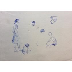 Лабас А. А. Женщина за обедом