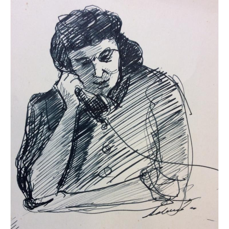 Лабас А. А. Телефонный разговор