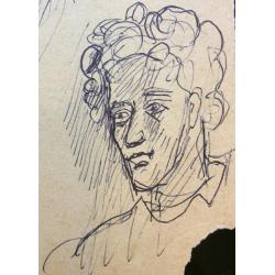 Лабас А. А. Наброски портретов