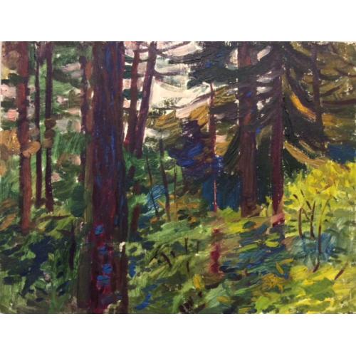 Зернова Е. С. Темно-красные стволы