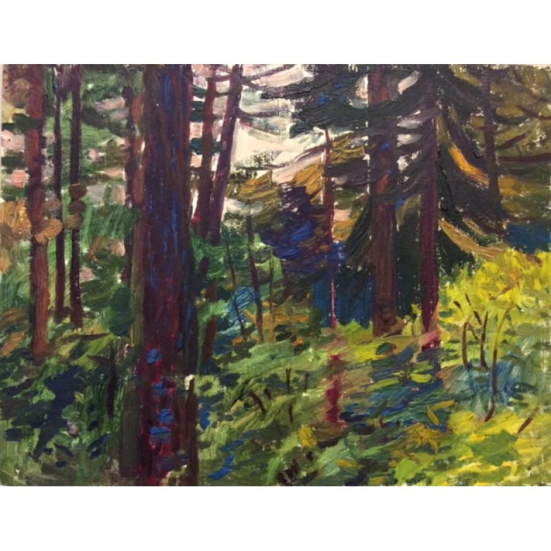 Зернова Е. С. Темно-красные стволы