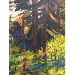 Зернова Е. С. Темно-красные стволы