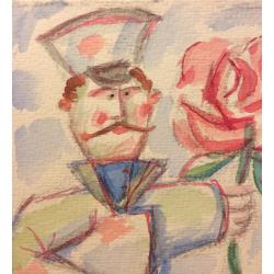 Расторгуев Е. А. Мужичок с розой