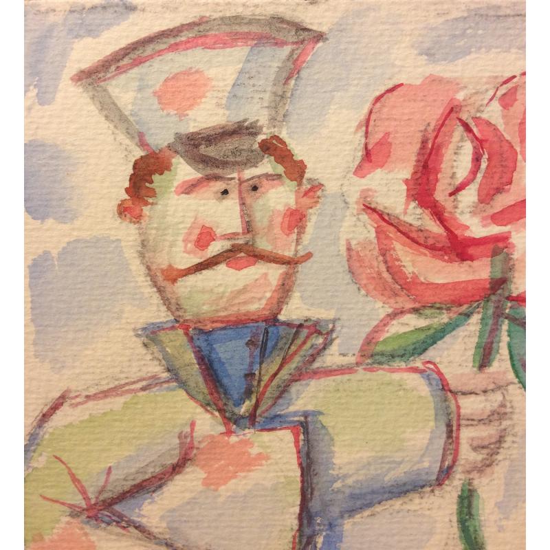 Расторгуев Е. А. Мужичок с розой