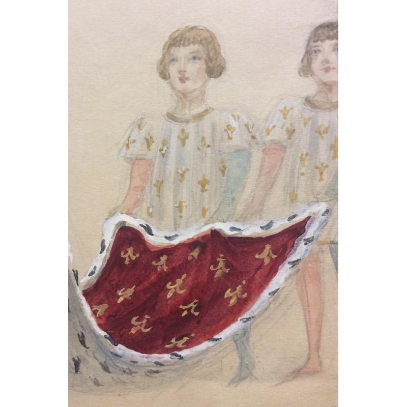 Мазанов А.М. Эскиз костюмов к театральной постановке