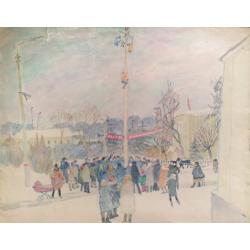 Коровина А.П. Праздничные гуляния в городе