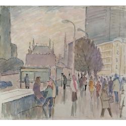 Коровина А.П. Москва. На улице