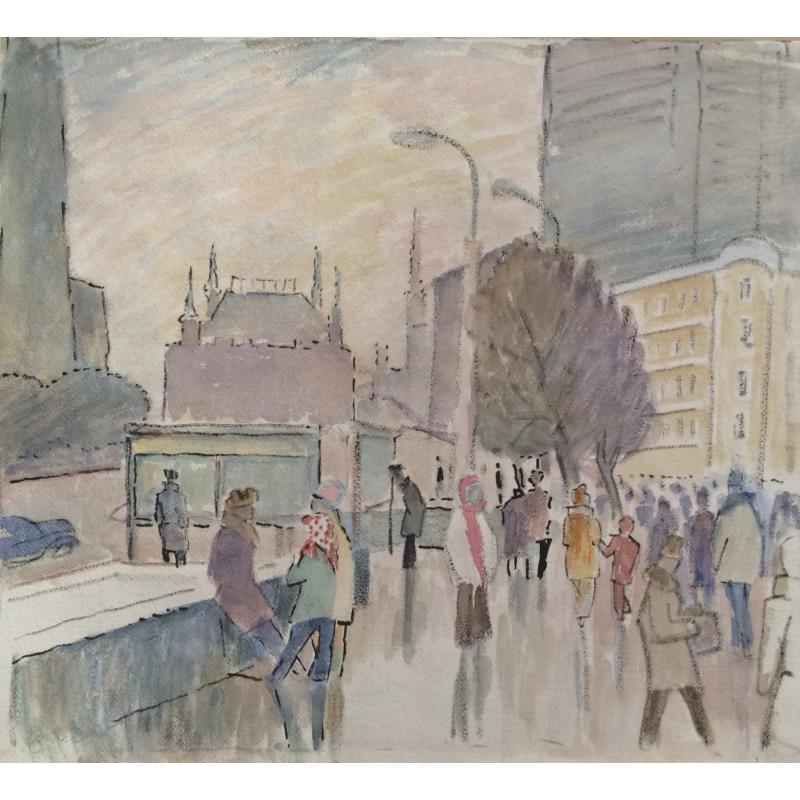 Коровина А.П. Москва. На улице