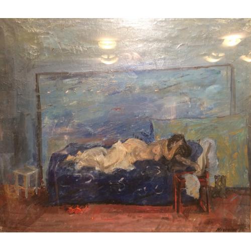 Мирзоян А.Х. Обнажённая в интерьере