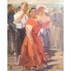 Дрючин Н.И. Девушка в красном