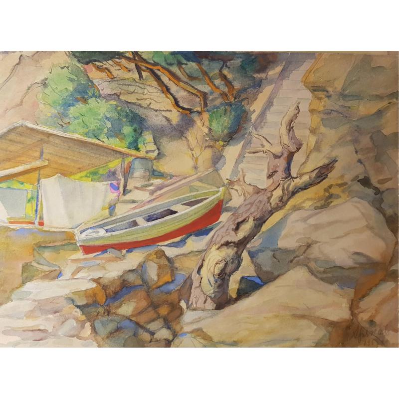 Хряков А.Ф. Крым. Сосновая роща. Пляж