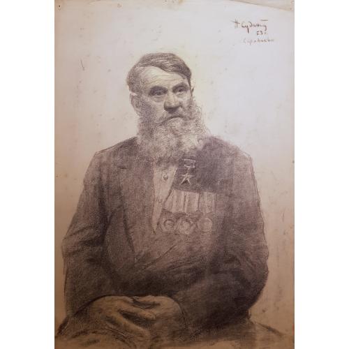 Судаков П.Ф. Пастух из совхоза Караваево