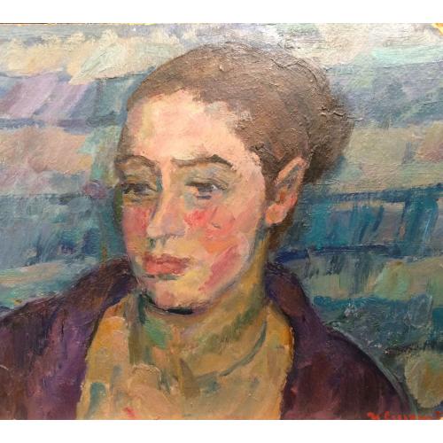 Сорокин И.В. Девушка в лиловом платье