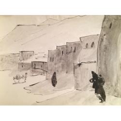 Сорокин И.В. Аул. Из серии В горах Дагестана