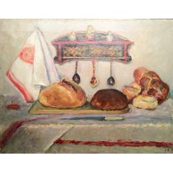 Якушева А.И. Натюрморт с хлебом