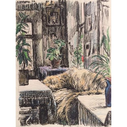 Ситников В.Я. Интерьер комнаты