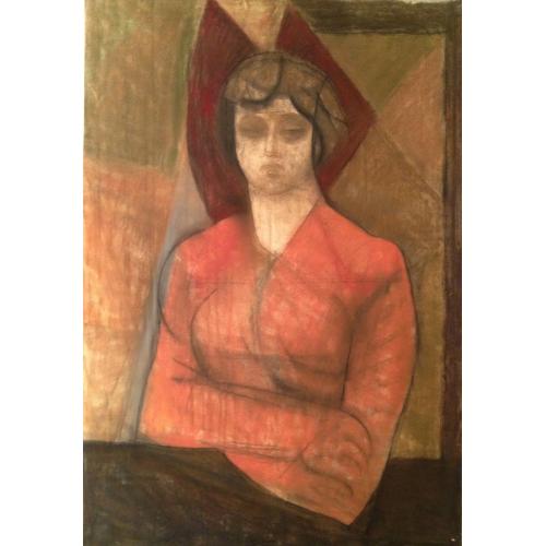 Рудаков М.З. Портрет художницы Маргариты Кеслер