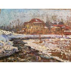 Безикович Б.Н. Пейзаж с домом