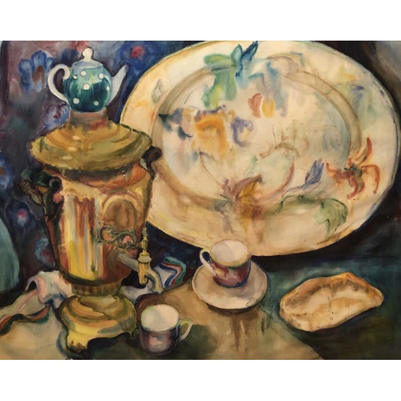 Народицкая Л.Ф. Натюрморт с самоваром