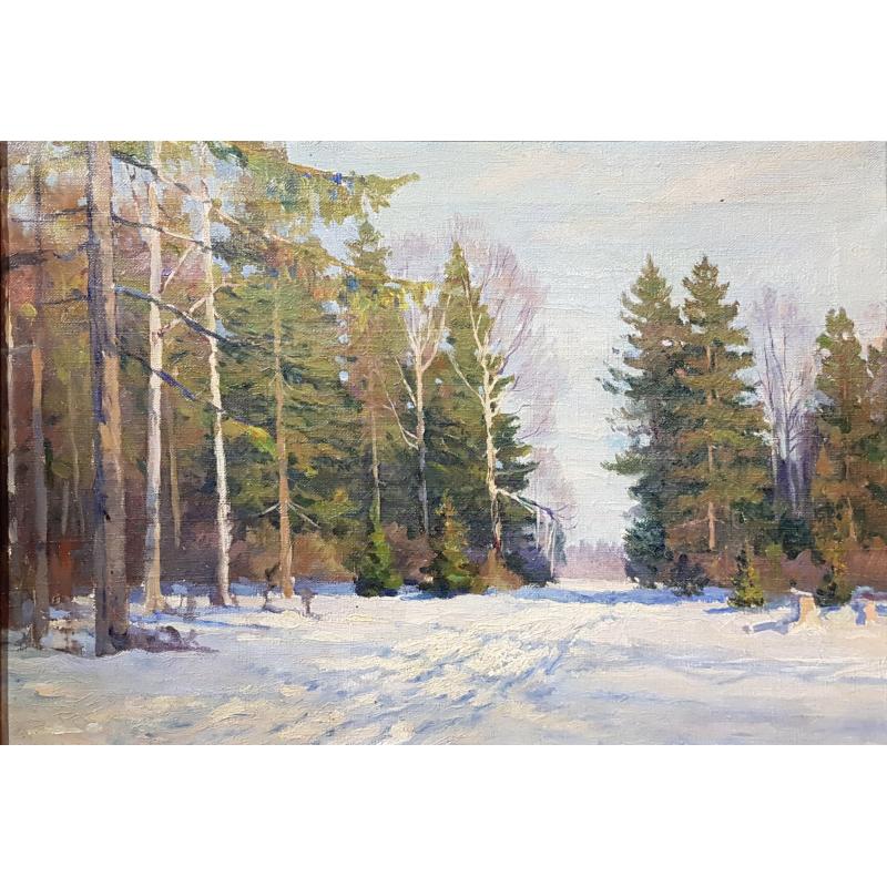 Неизвестный художник. Зимний день