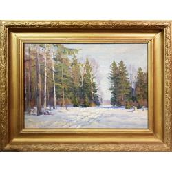 Неизвестный художник. Зимний день