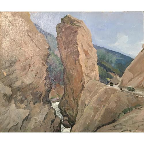 Каманин С.М. Скалы (Северная Осетия)