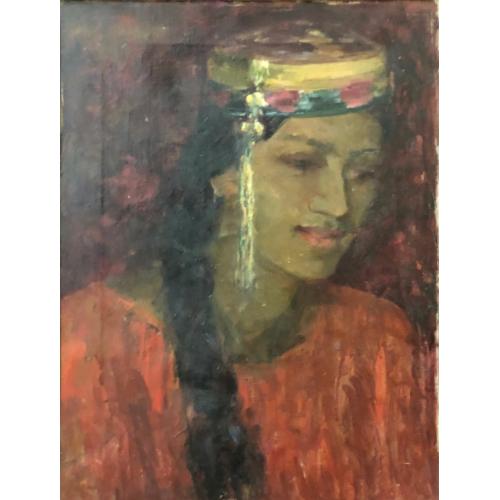 Яновская О. Д. Туркменка в тюбетейке. Ашхабад