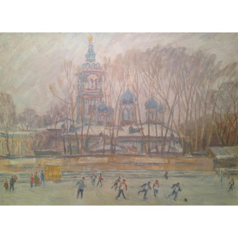 Дехтерева Т.А. Москва. На катке