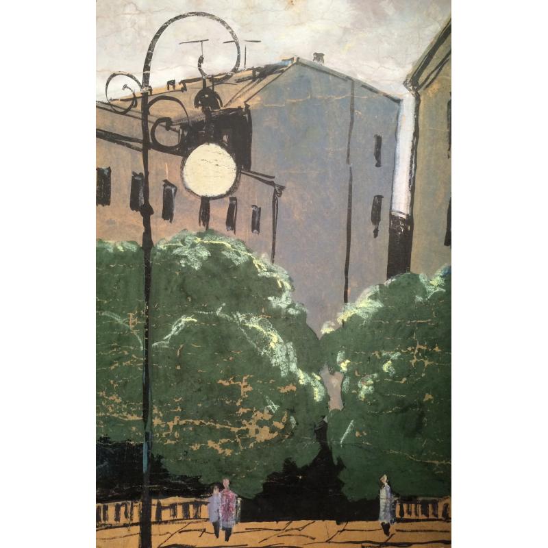 Бурмистров Б.А. Городской пейзаж