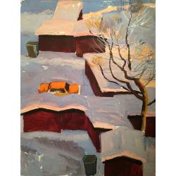 Бурмистров Б. А. Московский двор зимой